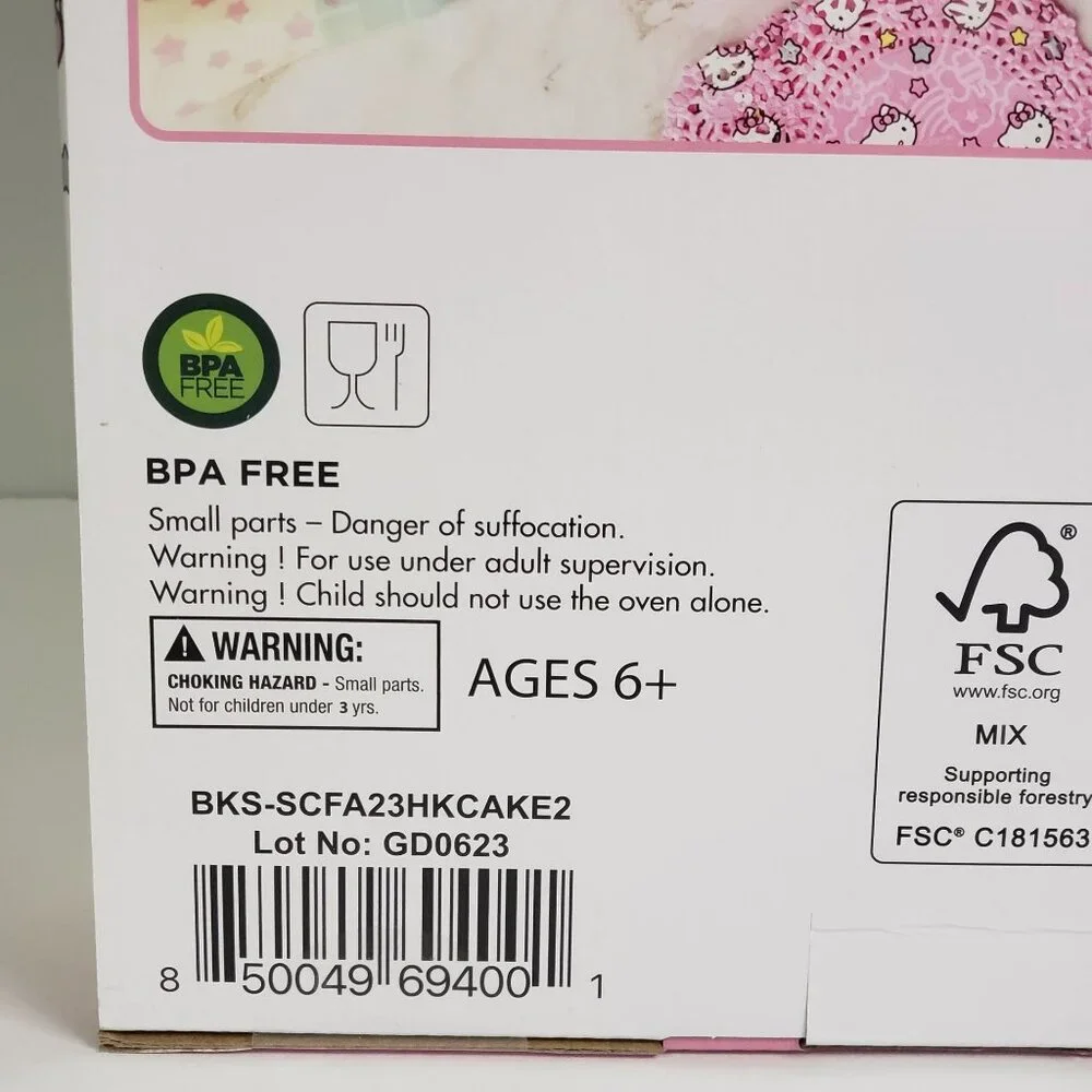 Hello Kitty Sanrio Shaped 23 PC Baking Gift Set Cake & Cupcake Silicone Mold NEW